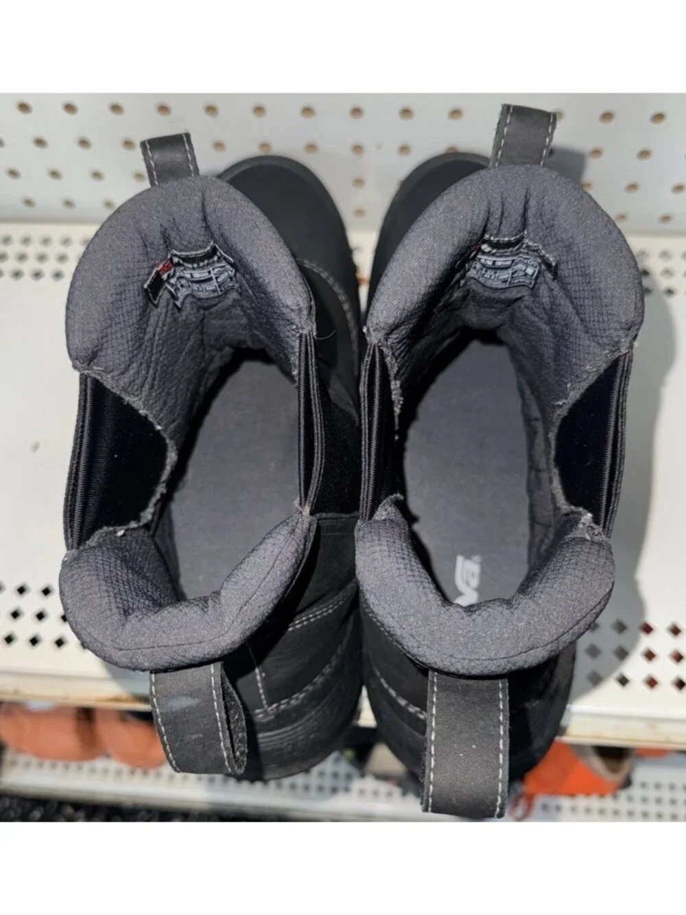 Teva Loge Peak Mens Leather Pull On Insulated WP Winter Snow Boots Size 12 Black